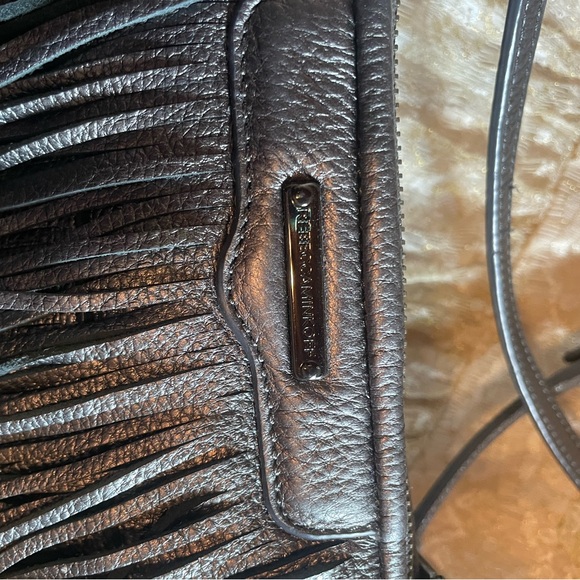 ✨REBECCA MINKOFF✨fringe Leather Crossbody Bag - Picture 5 of 8